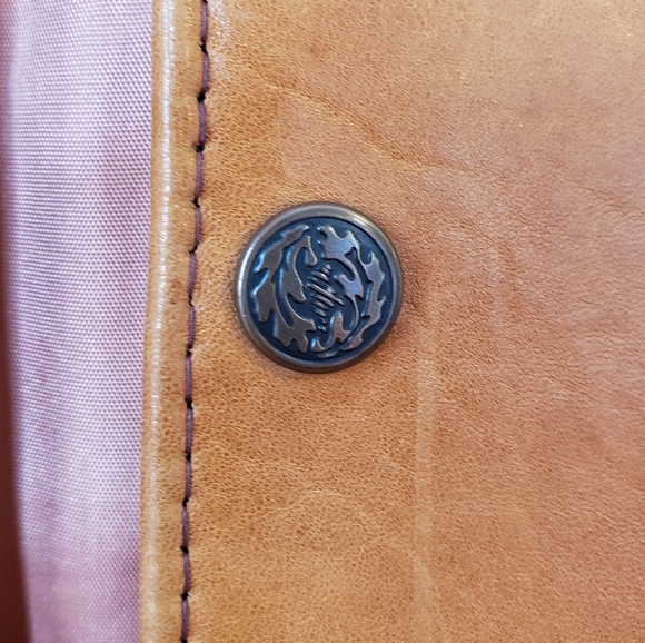 Cevy's vintage genuine leather western vest Sz 48 - Picture 8 of 11